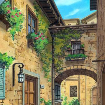 外国の路地裏