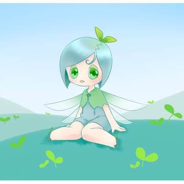 緑の星の子