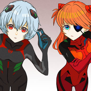 レイとアスカ