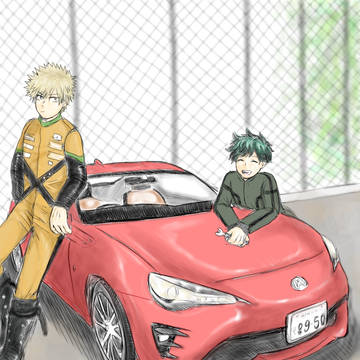 勝デク 落書き
