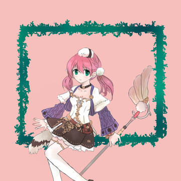 ピンク髪のヒロイン