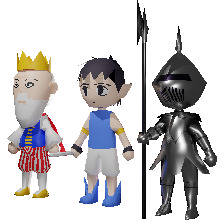 ゲームのキャラモデル達