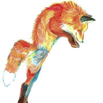 アカギツネ