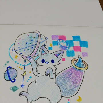 宇宙とキツネ