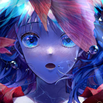 金魚鉢の少女