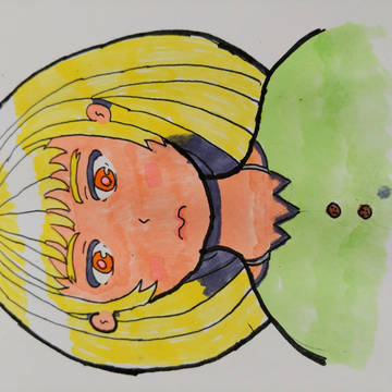 初めてここまで完成させたイラスト