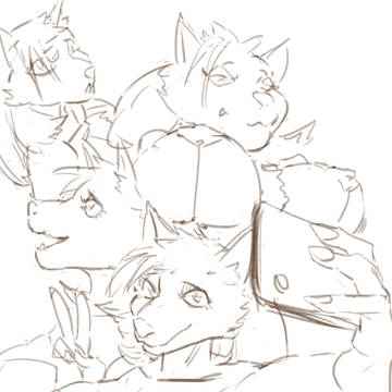 furry sketch