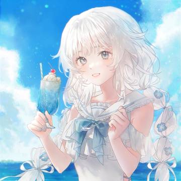 クリームソーダ💙