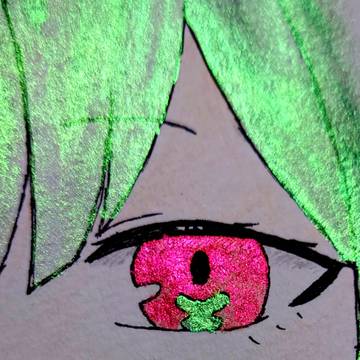 潤羽るしあちゃんのおめめ