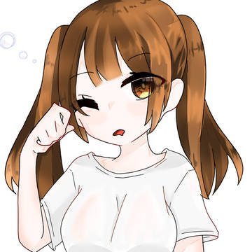 眠たい少女