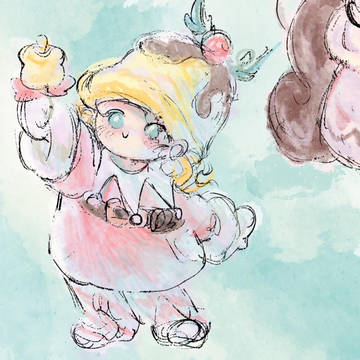 プリン味のクッキー