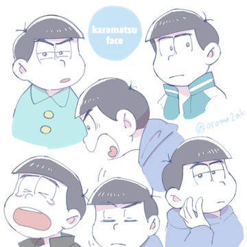 カラ松のなんでもない顔にドキドキする落書き