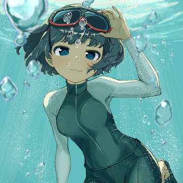 素潜り女子