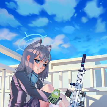 A sunny day for Shiroko