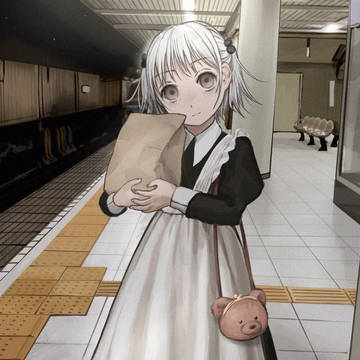 おつかい中のメイド