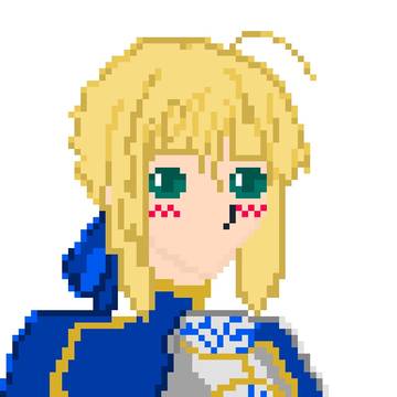 【像素画】阿尔托莉雅