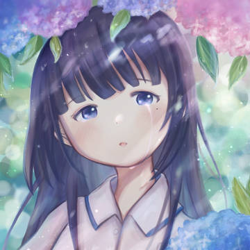 紫陽花が泣いた