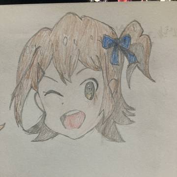 未来ちゃん模写