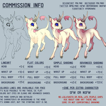 Commission Info OPEN