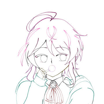 飴村のフリー線画