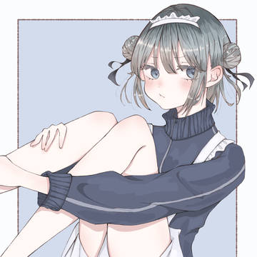 不機嫌なジャージメイドちゃん