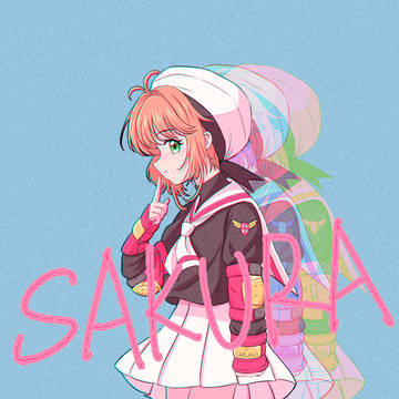 画了轮滑鞋Sakura~