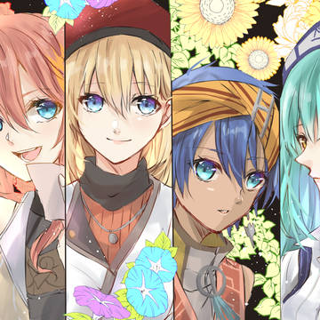flower × girl