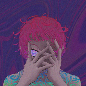 歪む眼光