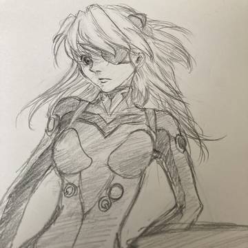 アスカのラフ画