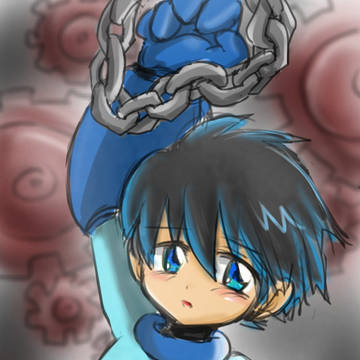 捕らわれの岩男くん