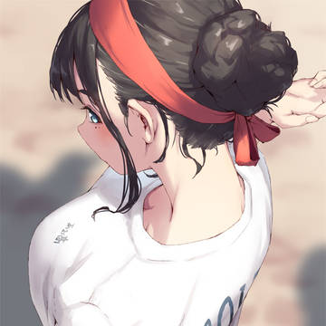 リード待ちの女子