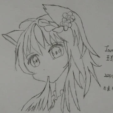 可愛いの狐娘【仿畫】