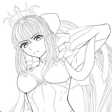 モルガン[線画]