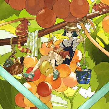 夏真昼のぶどう