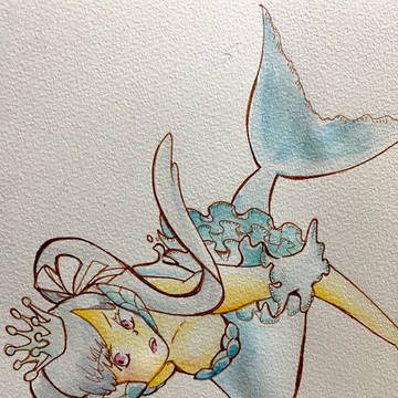 海神戦乙女の羽衣鎧・人魚形態
