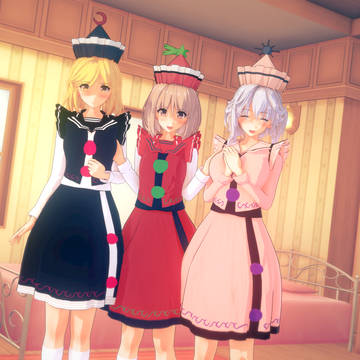 【コイカツキャラ配布】プリズムリバー三姉妹
