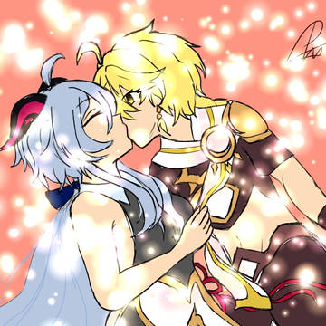 a sweet kiss to end a great day