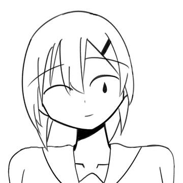 In black and white