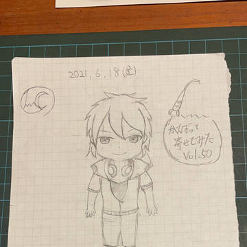 絵描き初心者がシャーペンで描いてみた。74枚目