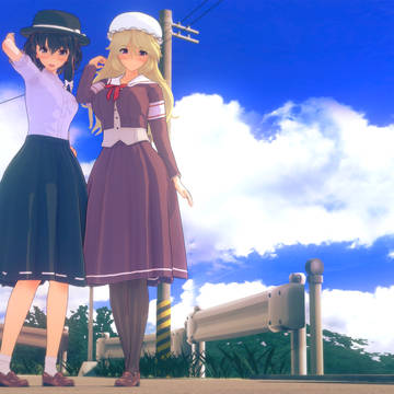 【コイカツキャラ配布】宇佐見蓮子&マエリベリー・ハーン