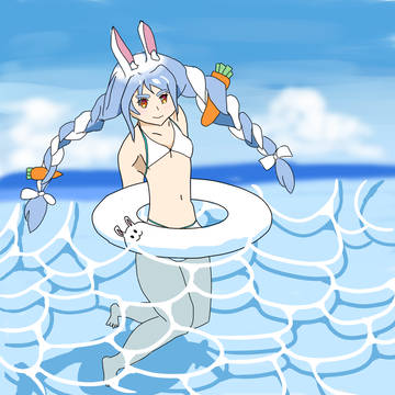 水着ぺこーら
