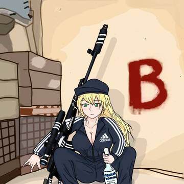 SlaV-girl and her sniper loadout
