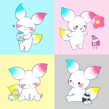 色の妖精クルール&えのぐたち