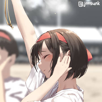 目を閉じちゃうスターター係