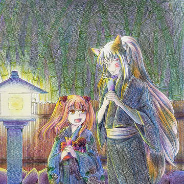 【をりがみ】猫柳さんと七夕