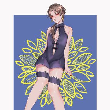 Kashuu in a sexy cheongsam