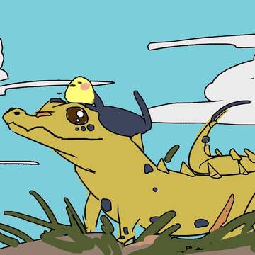 鳄鱼涂鸦