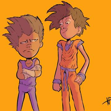 Goku and Vegeta