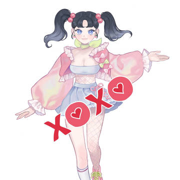 💚🍒❤🐈🎀💗🍭💖