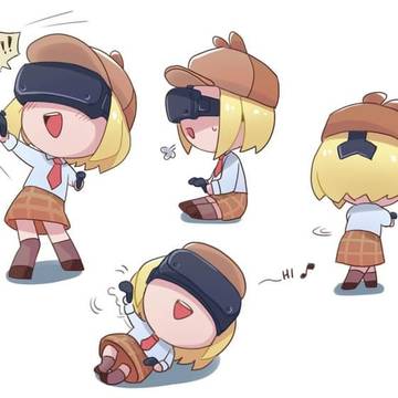 hololive vtuber Q版華生 構圖參考值 學習備份